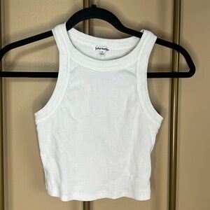 Reformation Tasha Cropped Tank white S